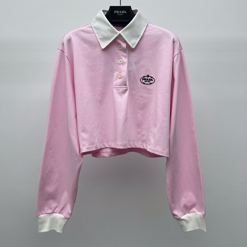 MiuMiu Long Sleeves Polo Tee