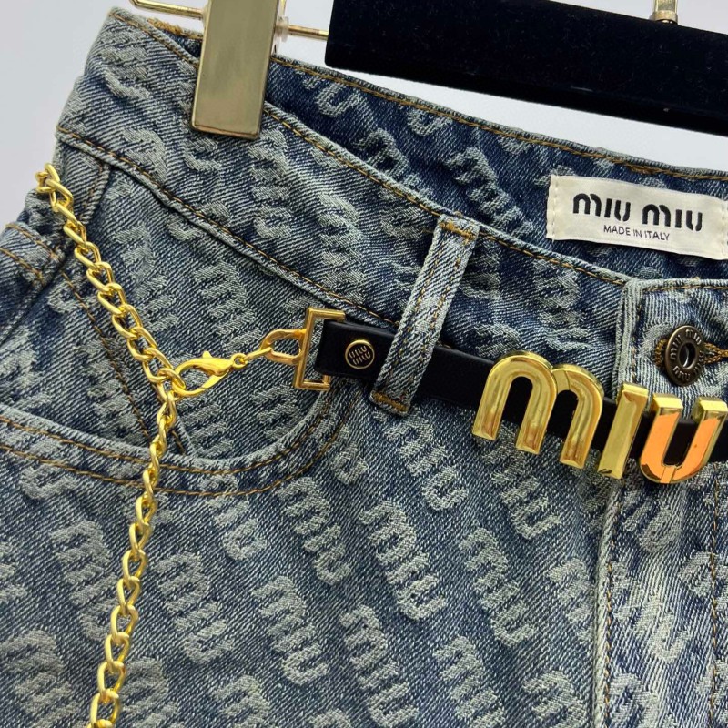 MiuMiu Denim Shorts