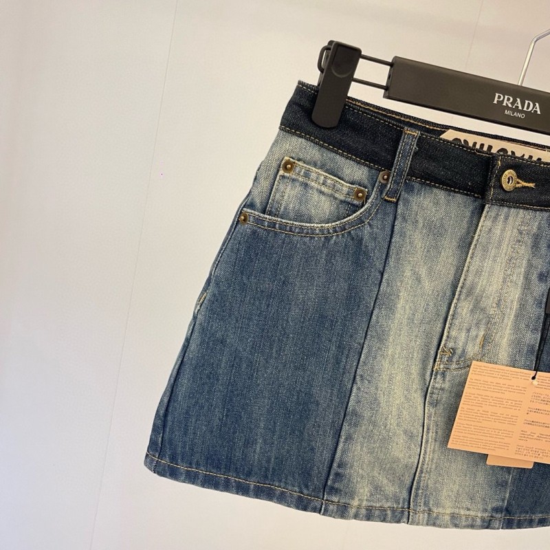 MiuMiu Denim Skirts