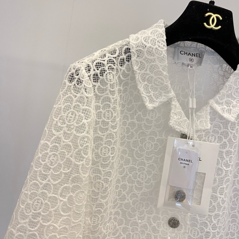 Chanel Hollow Knit Cardigan