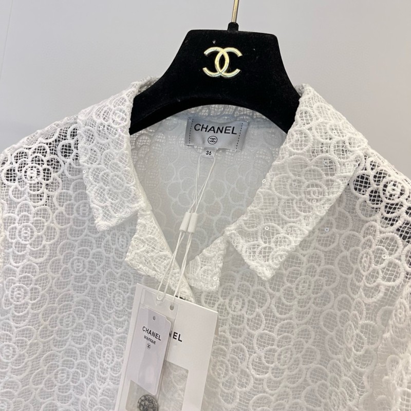 Chanel Hollow Knit Cardigan