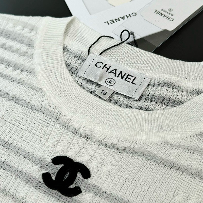 Chanel Hollow Knit Tee