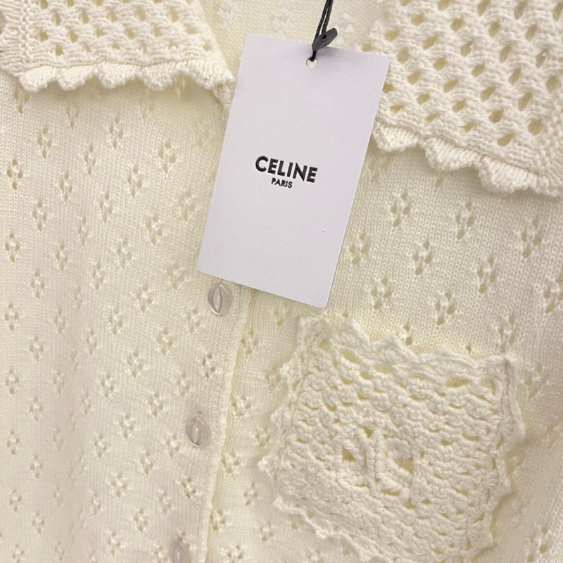 Celine Hollow Knit Cardigan