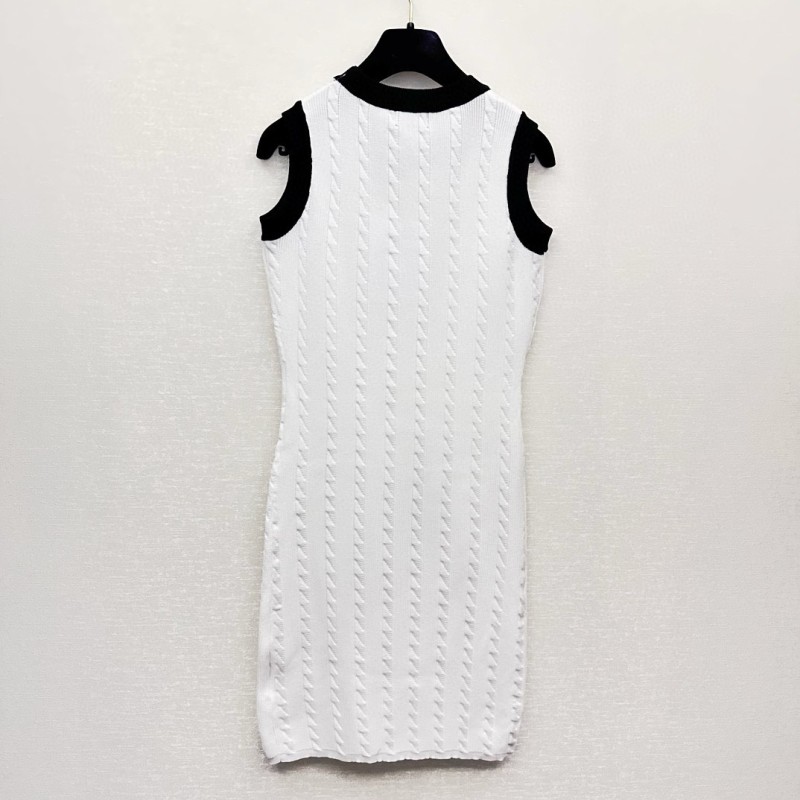 Chanel Sleeveless Shirt Dress