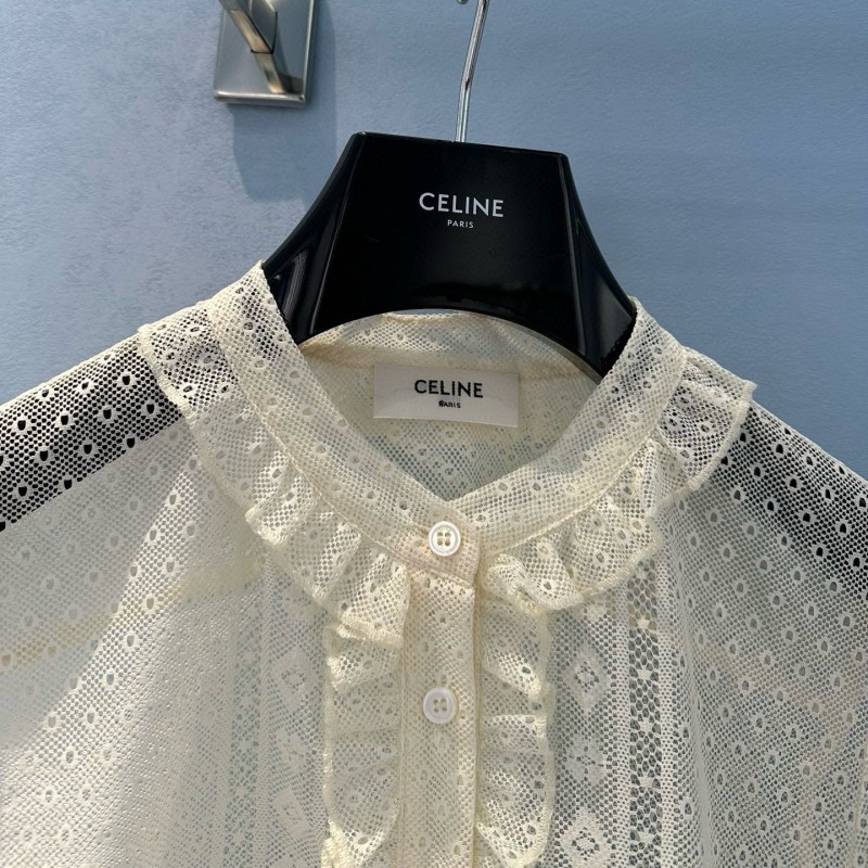 Celine Hollow Long Sleeves Shirt