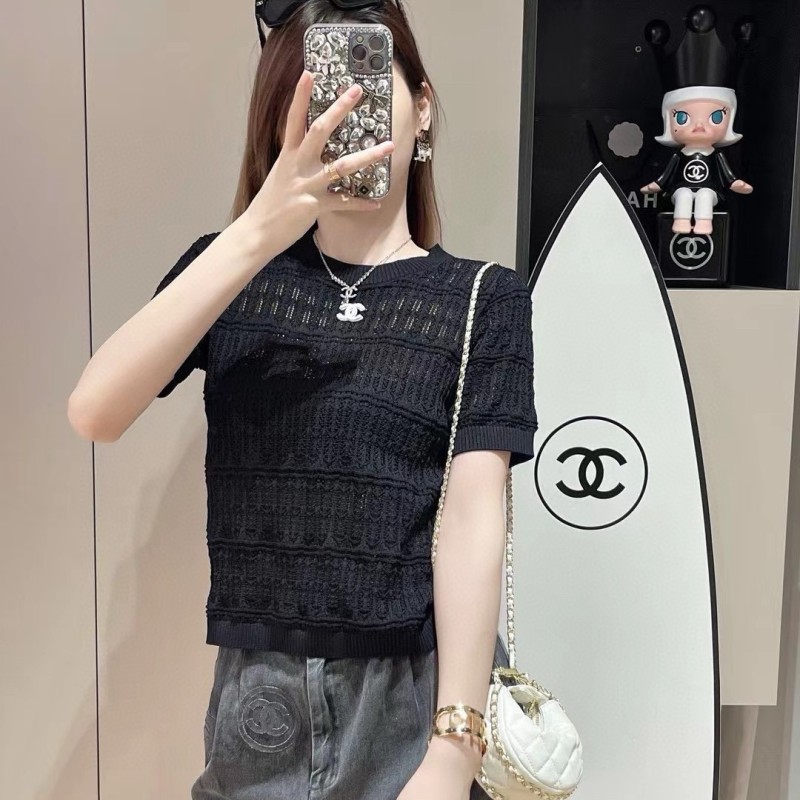 Chanel Hollow Knit Tee