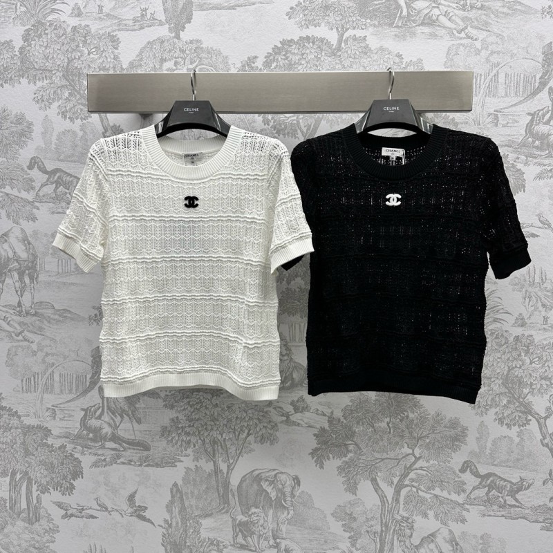 Chanel Hollow Knit Tee