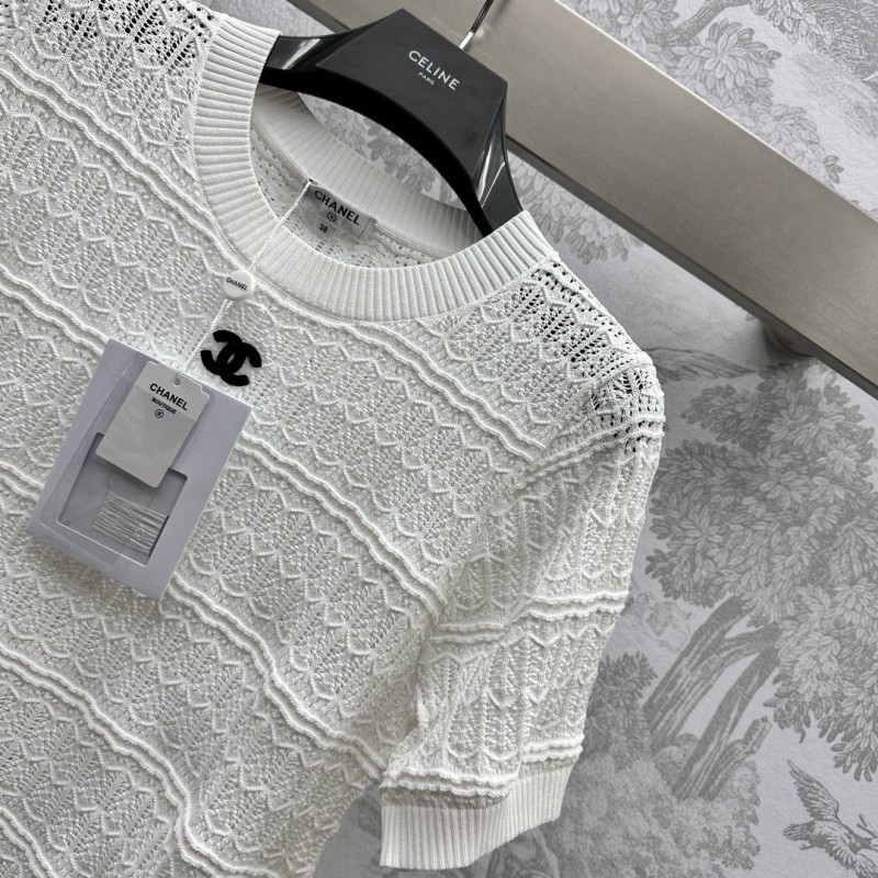 Chanel Hollow Knit Tee