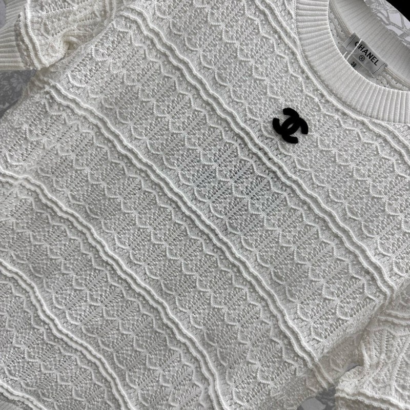 Chanel Hollow Knit Tee