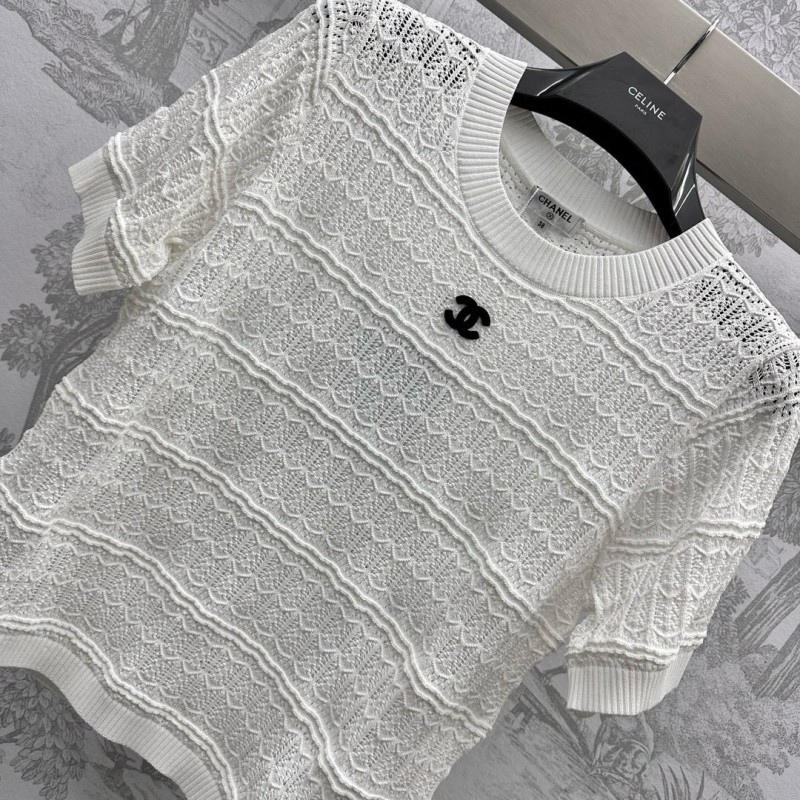 Chanel Hollow Knit Tee