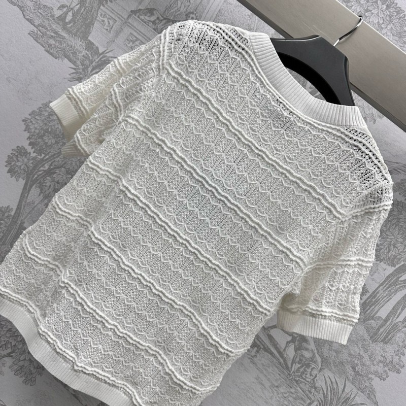 Chanel Hollow Knit Tee