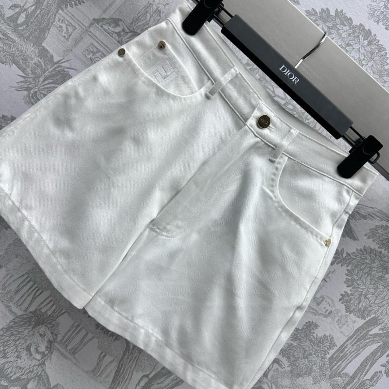 Fendi Denim Shorts