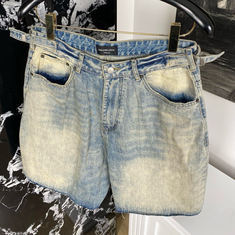 Balenciaga Unisex Denim Shorts