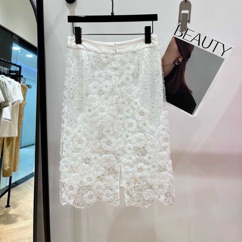 Chanel Blouse & Lace Skirts