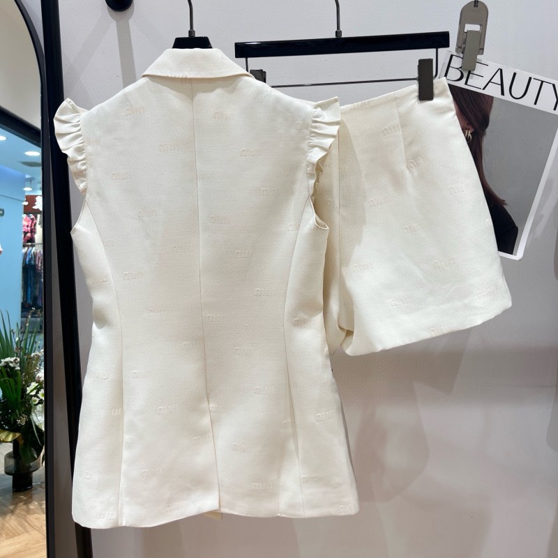 MiuMiu Sleeveless Shirt & Shorts