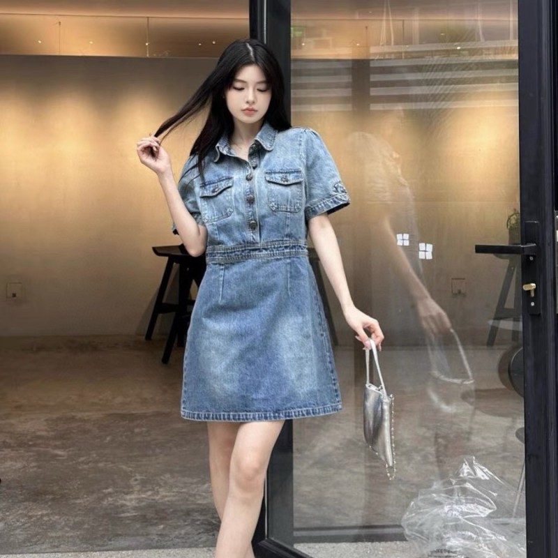 Chanel Denim Shirt Dress