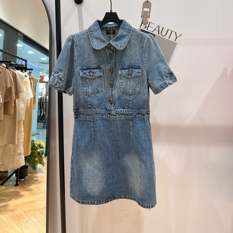 Chanel Denim Shirt Dress