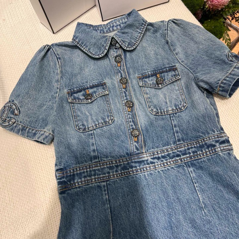 Chanel Denim Shirt Dress