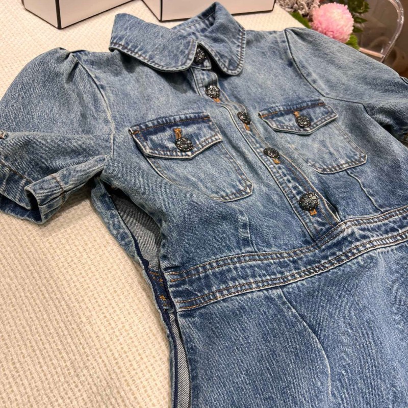 Chanel Denim Shirt Dress