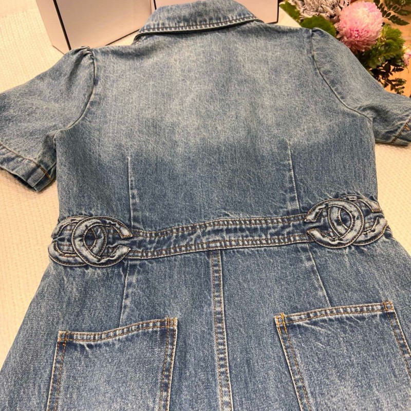 Chanel Denim Shirt Dress