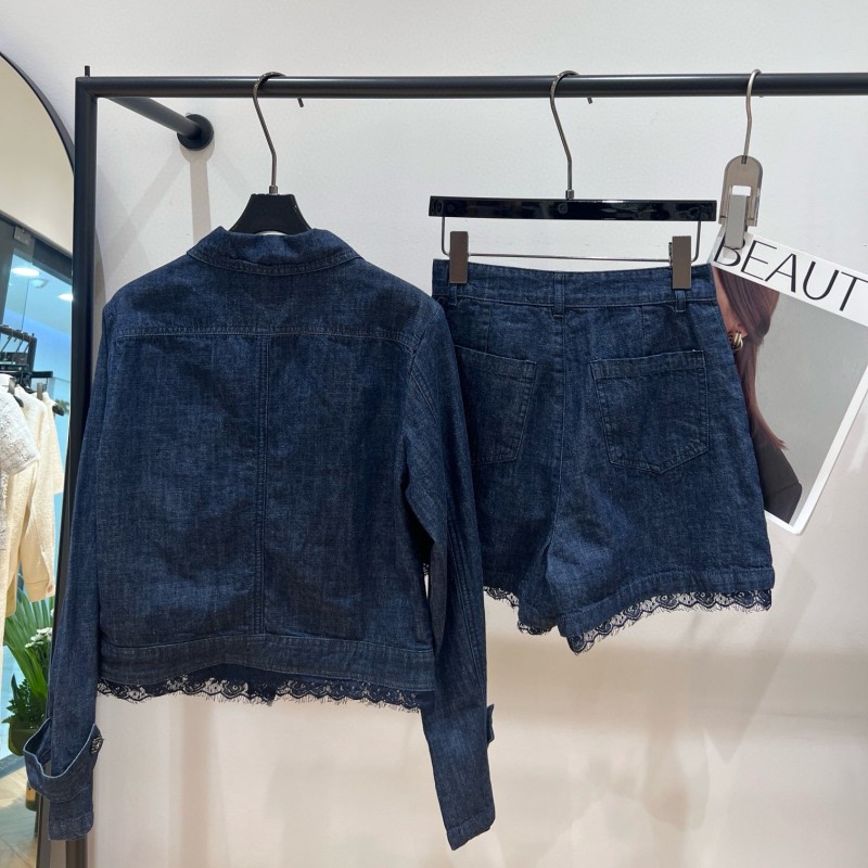 Chanel Denim Jacket & Shorts