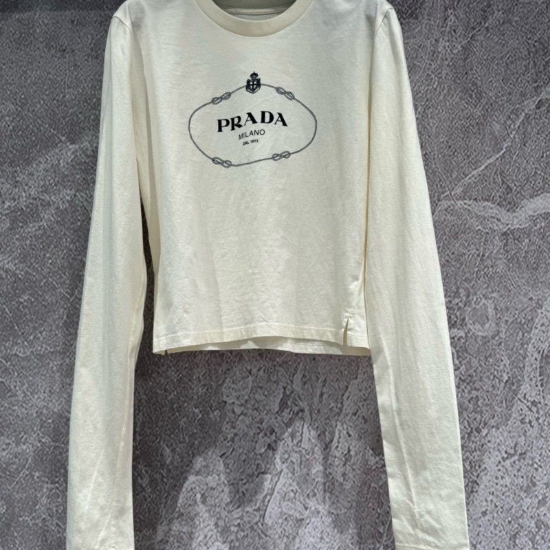 Prada Long Sleeves Tee