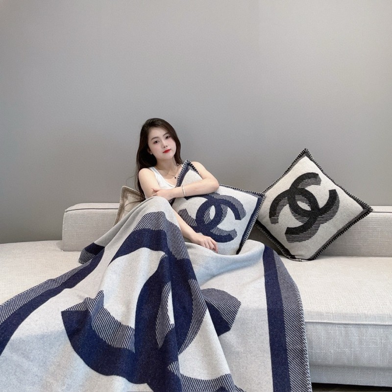 Chanel Blanket & Pillow