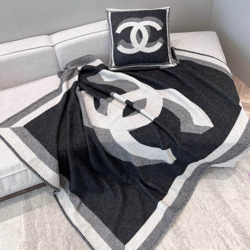 Chanel Blanket & Pillow