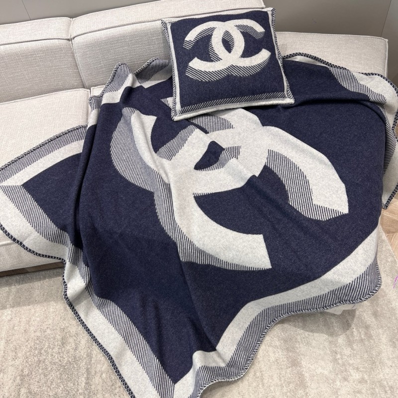 Chanel Blanket & Pillow