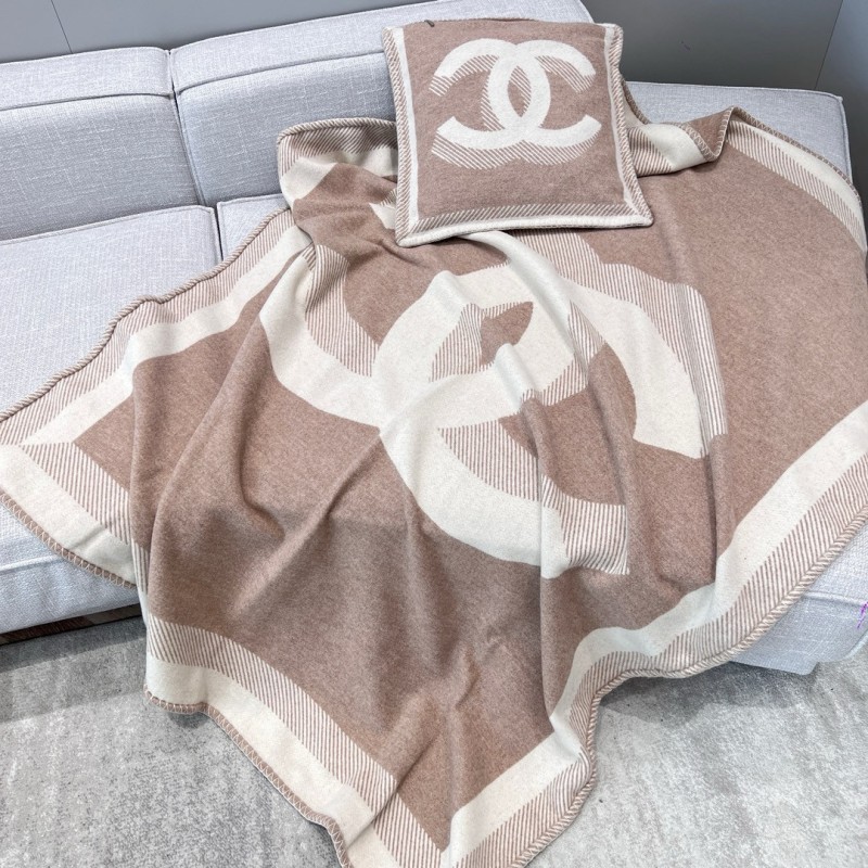 Chanel Blanket & Pillow