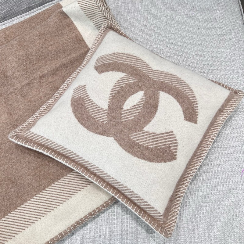 Chanel Blanket & Pillow