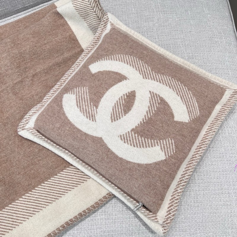 Chanel Blanket & Pillow