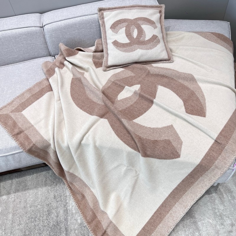 Chanel Blanket & Pillow