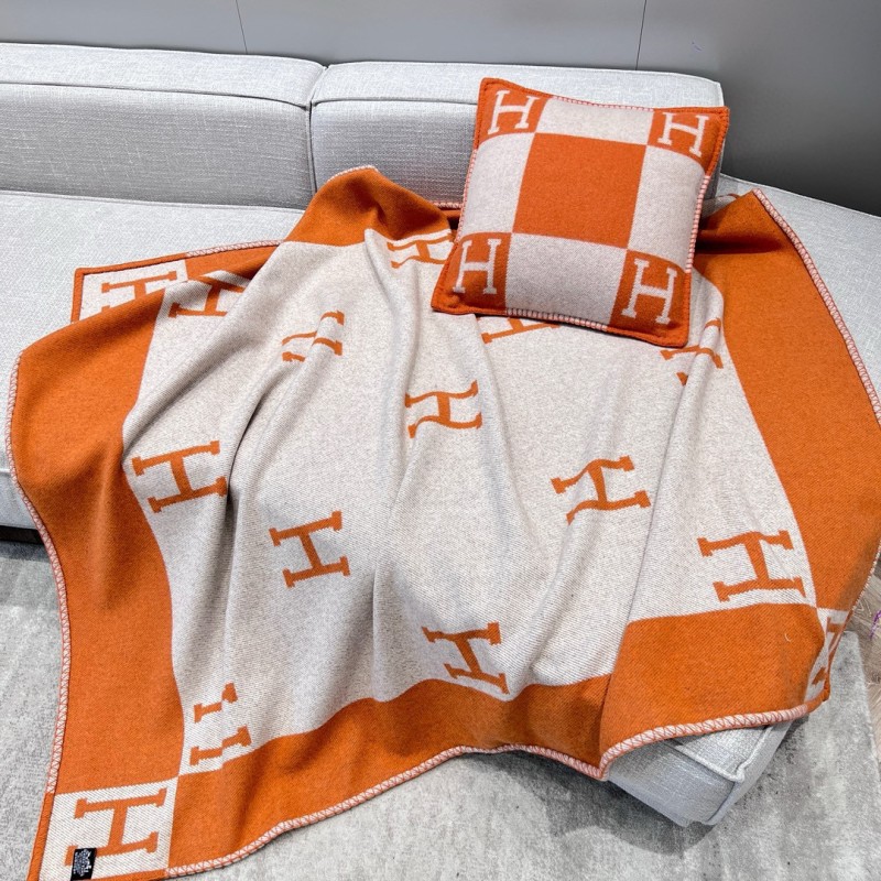 Hermes Blanket & Pillow