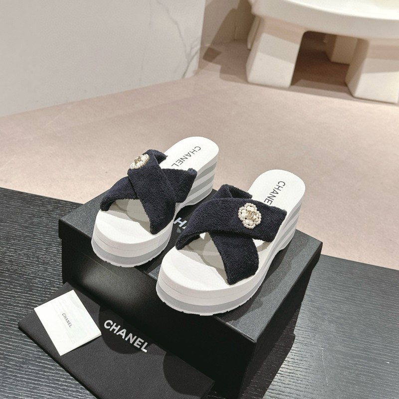 Chanel Platform Sandals