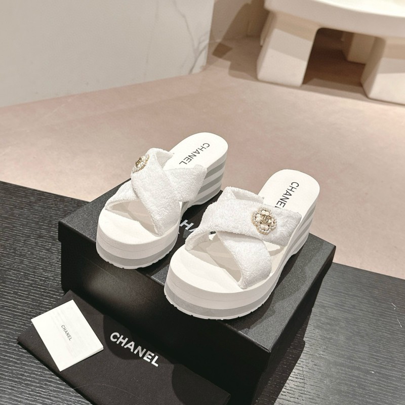 Chanel Platform Sandals