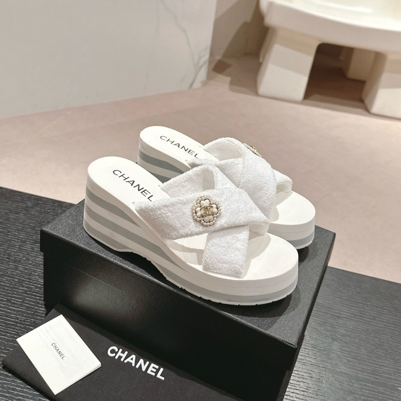 Chanel Platform Sandals