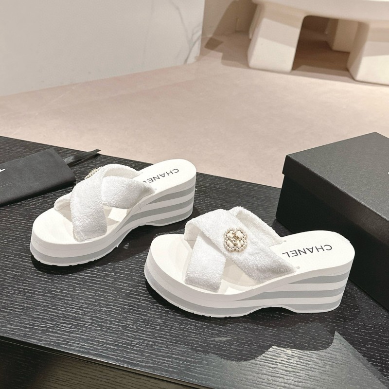 Chanel Platform Sandals