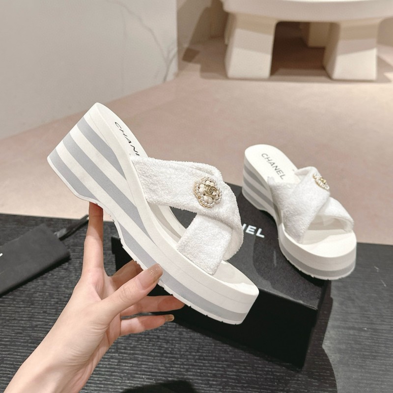 Chanel Platform Sandals