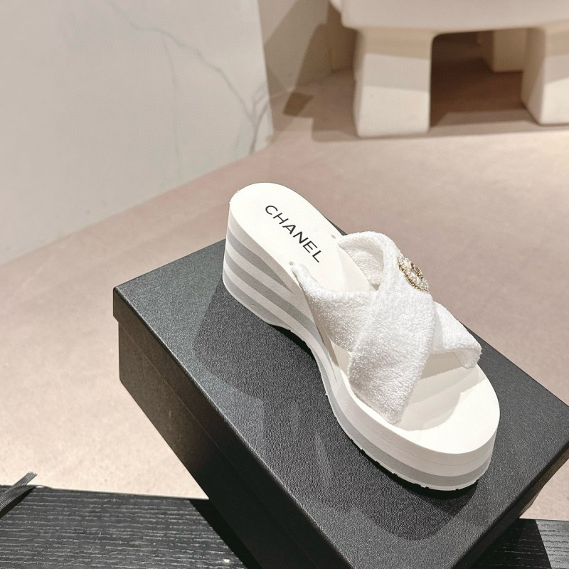 Chanel Platform Sandals