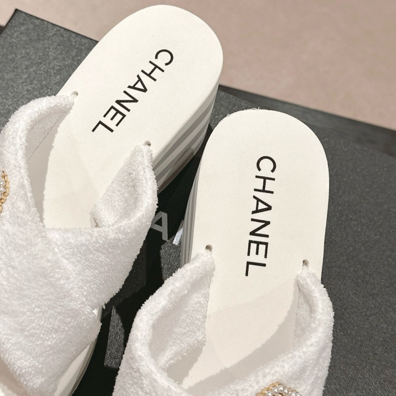 Chanel Platform Sandals