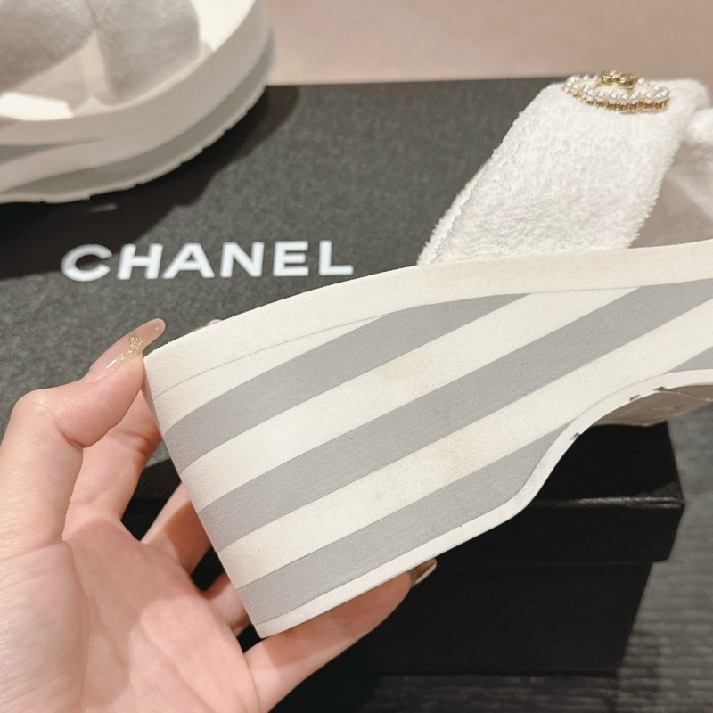 Chanel Platform Sandals