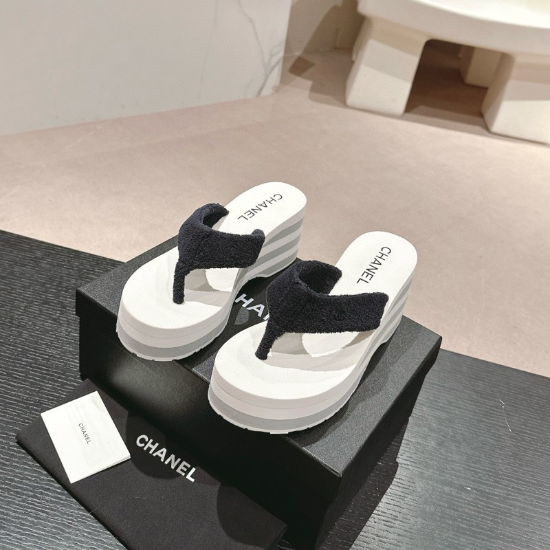 Chanel Platform Sandals