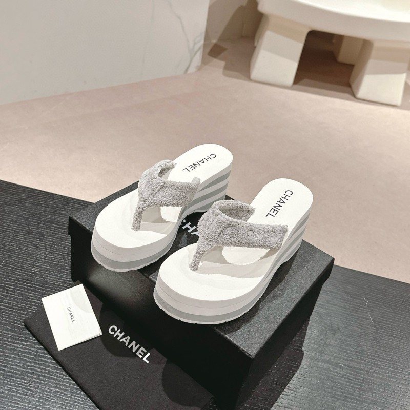 Chanel Platform Sandals