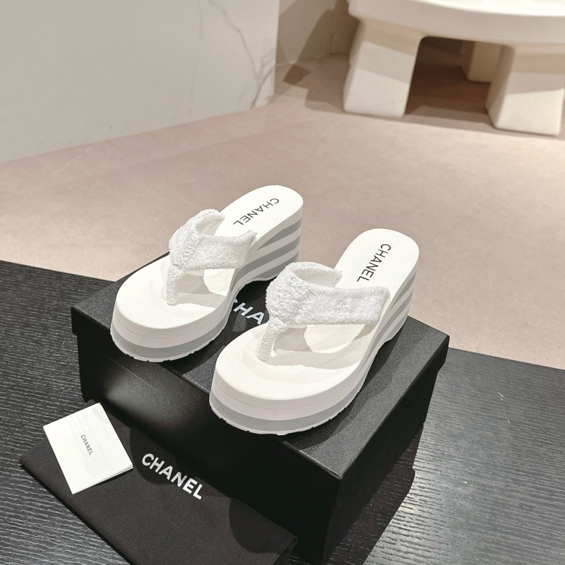 Chanel Platform Sandals