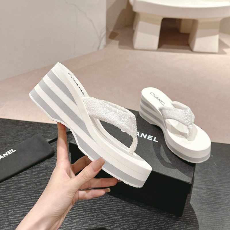 Chanel Platform Sandals