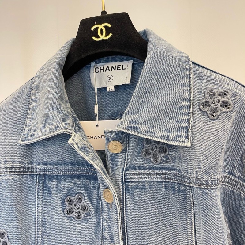 Chanel Denim Jacket & Shorts