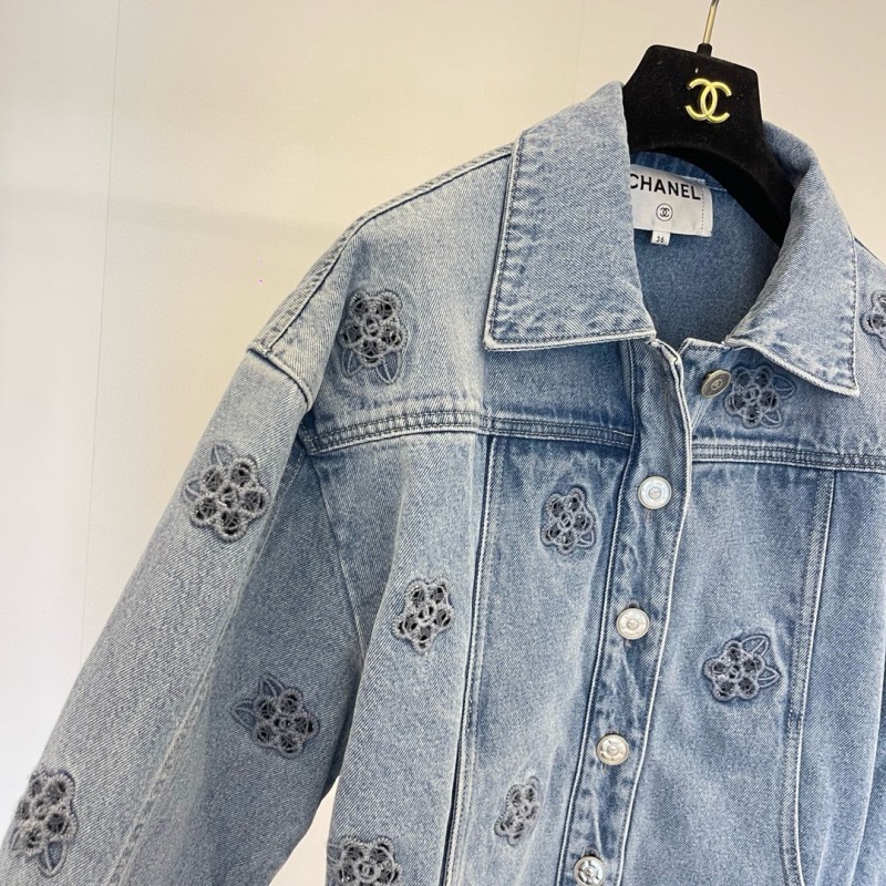 Chanel Denim Jacket & Shorts