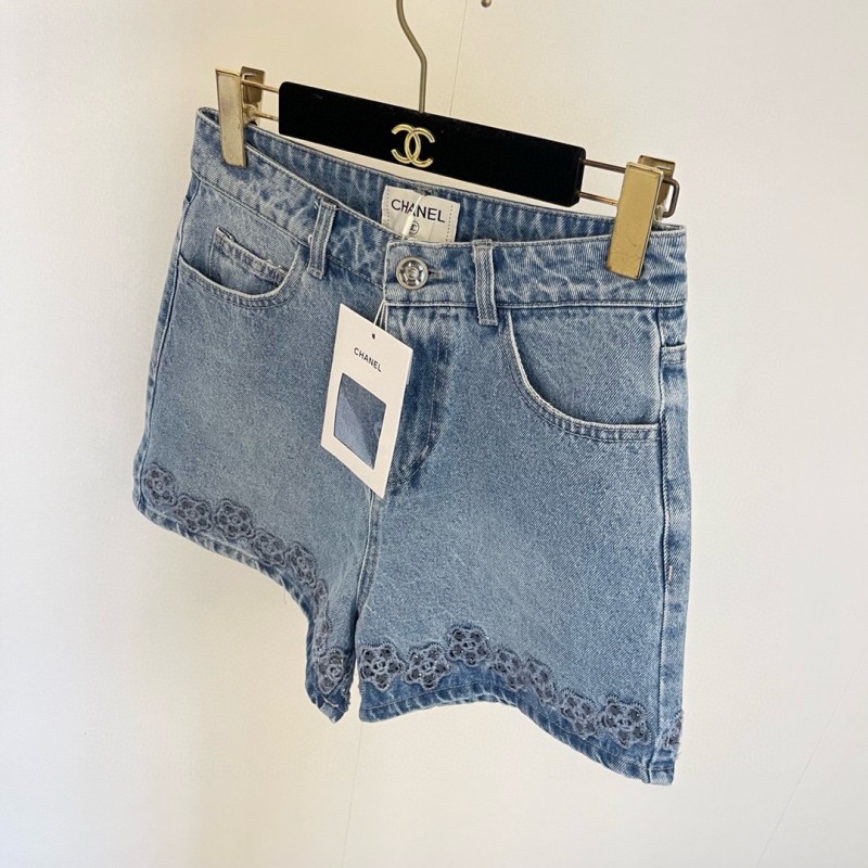 Chanel Denim Jacket & Shorts