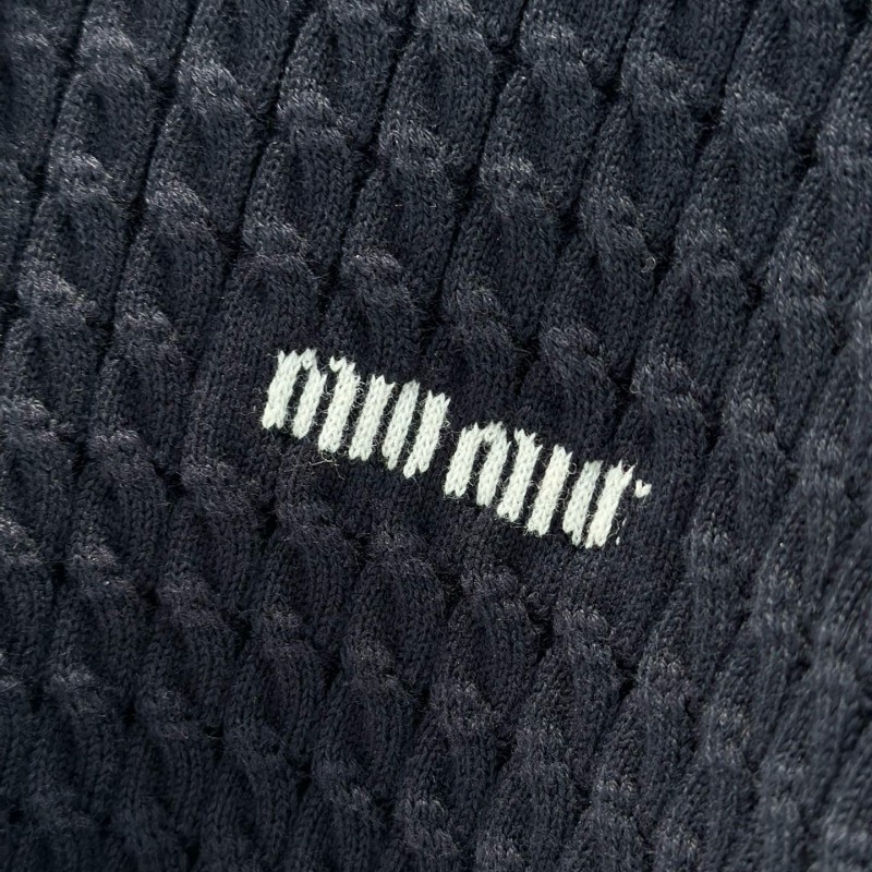 MiuMiu Knit Polo Tee